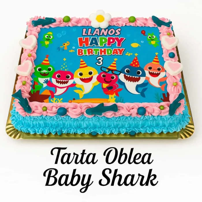 Tarta de oblea infantil.