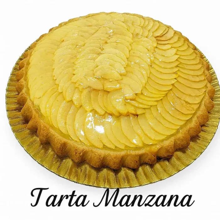 Tarta de pastabrisa de manzana.
