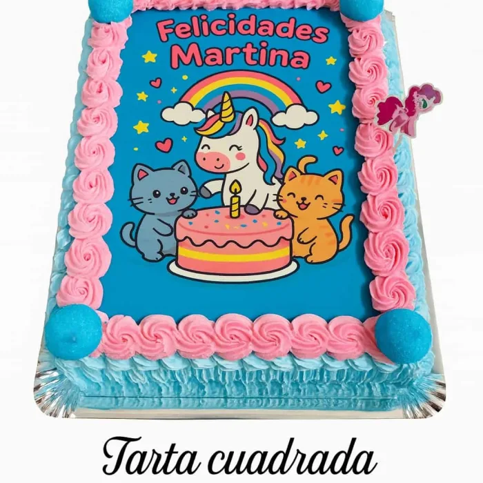 Tarta de oblea infantil.