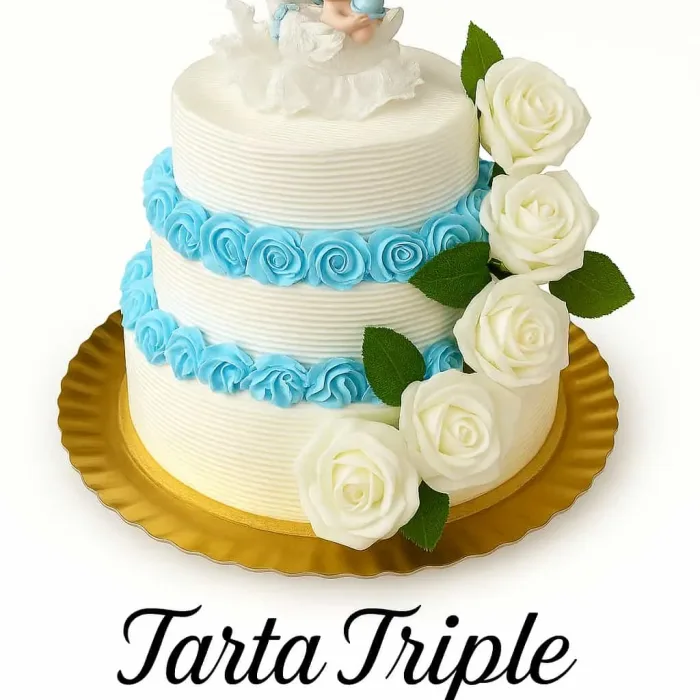Tarta de bautizo.