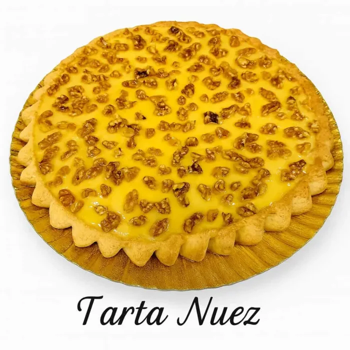 Tarta de pastabrisa de nuez.