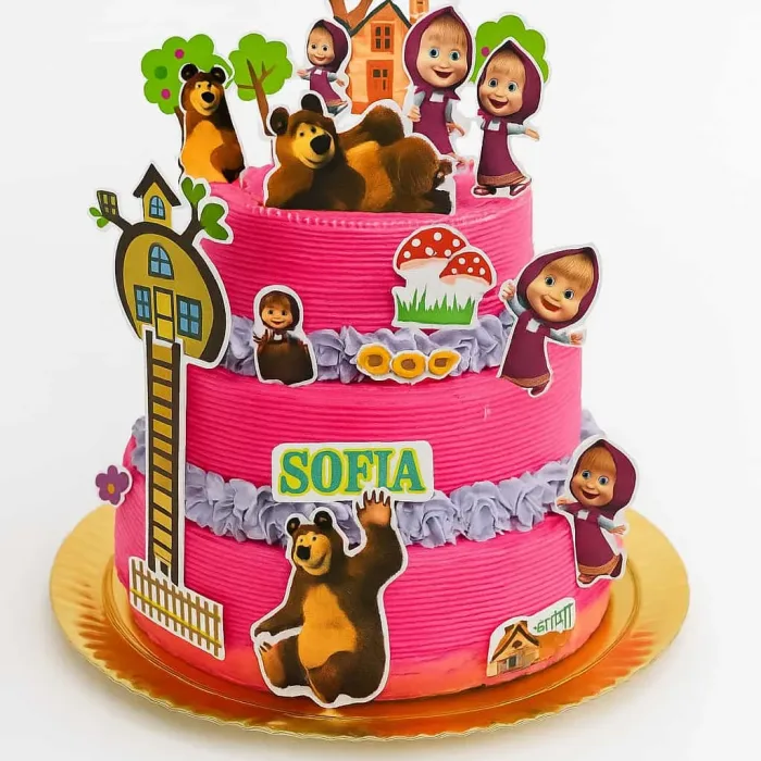 Tarta de temáticas.