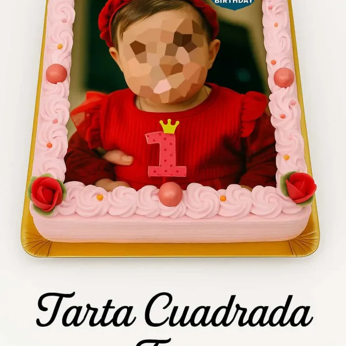 Tarta cuadrada foto