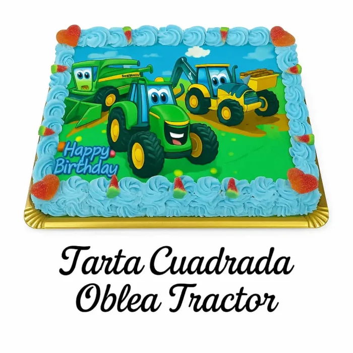 Tarta de oblea infantil.